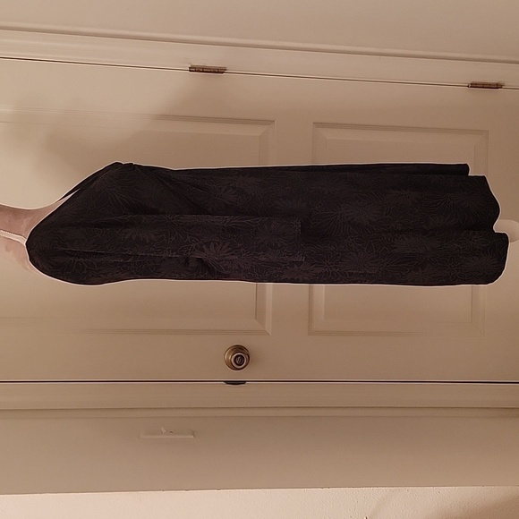 Karin Stevens, Size 12 Black and Brown Patterned Dress, Vintage, EUC - Picture 3 of 5